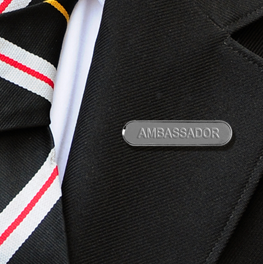AMBASSADOR Text Bar Badge (PACK OF 5)
