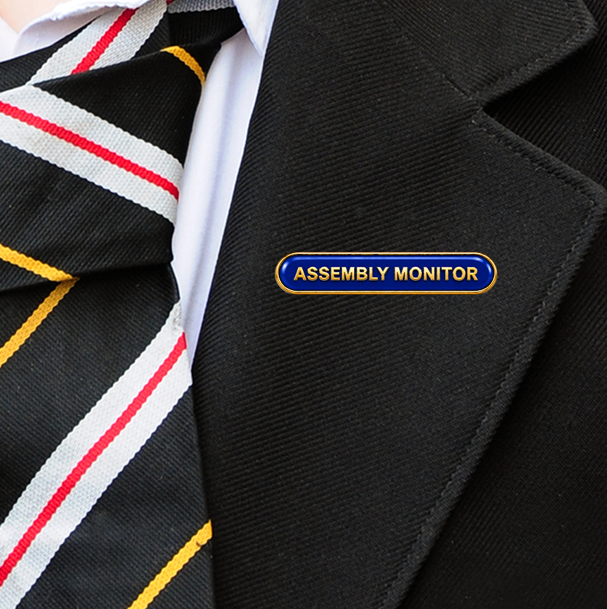 ASSEMBLY MONITOR BAR BADGE (PACK OF 5)