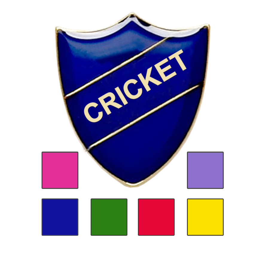 Cricket School Badges shield-0