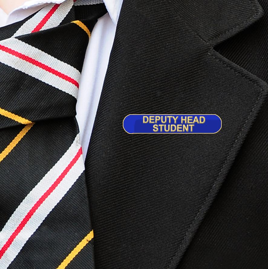 DEPUTY HEAD STUDENT BAR BADGE BLUE-1