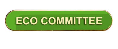 Green Bar Shaped Eco Committee Badge-0