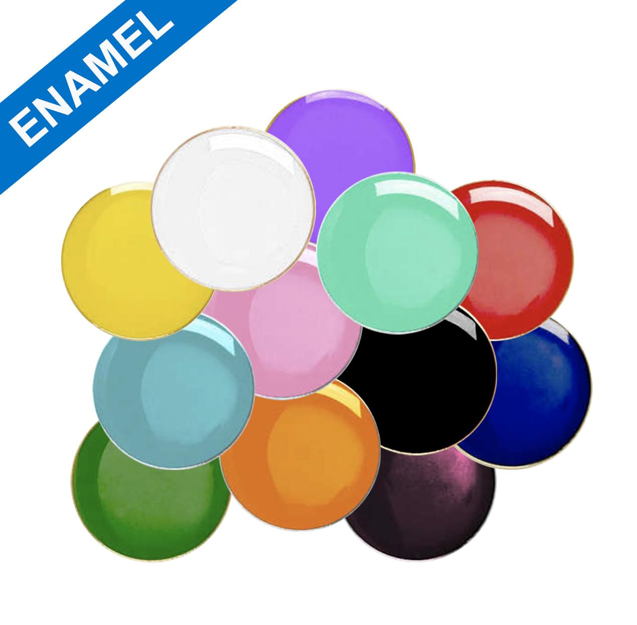 Round enamel badges-0