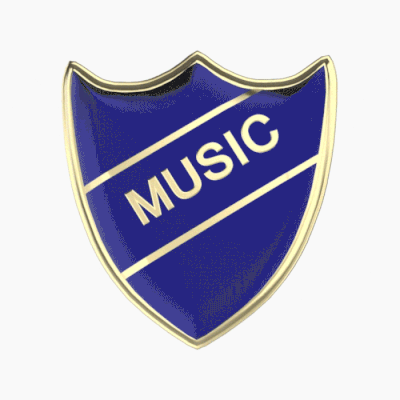 MUSIC BADGE (shield)-1