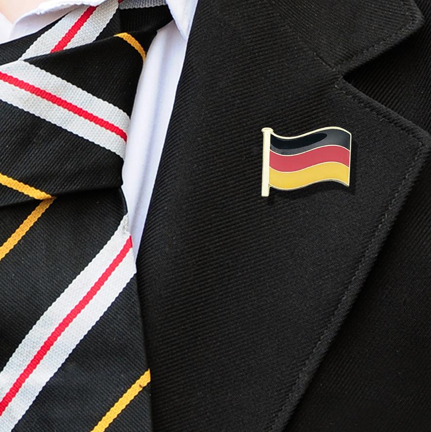 Germany Flag Badge on Lapelle-1