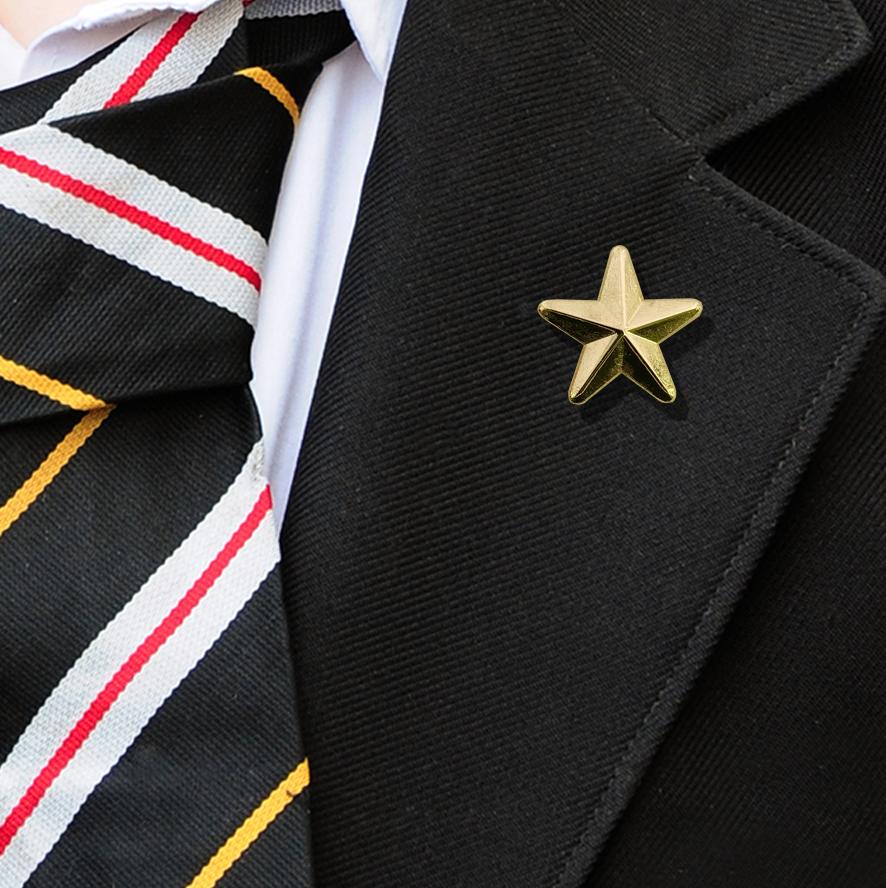 3D Gold Star Badge-1