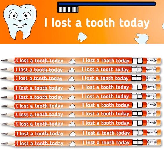 I lost a tooth today (pack of 10 pencils)-0
