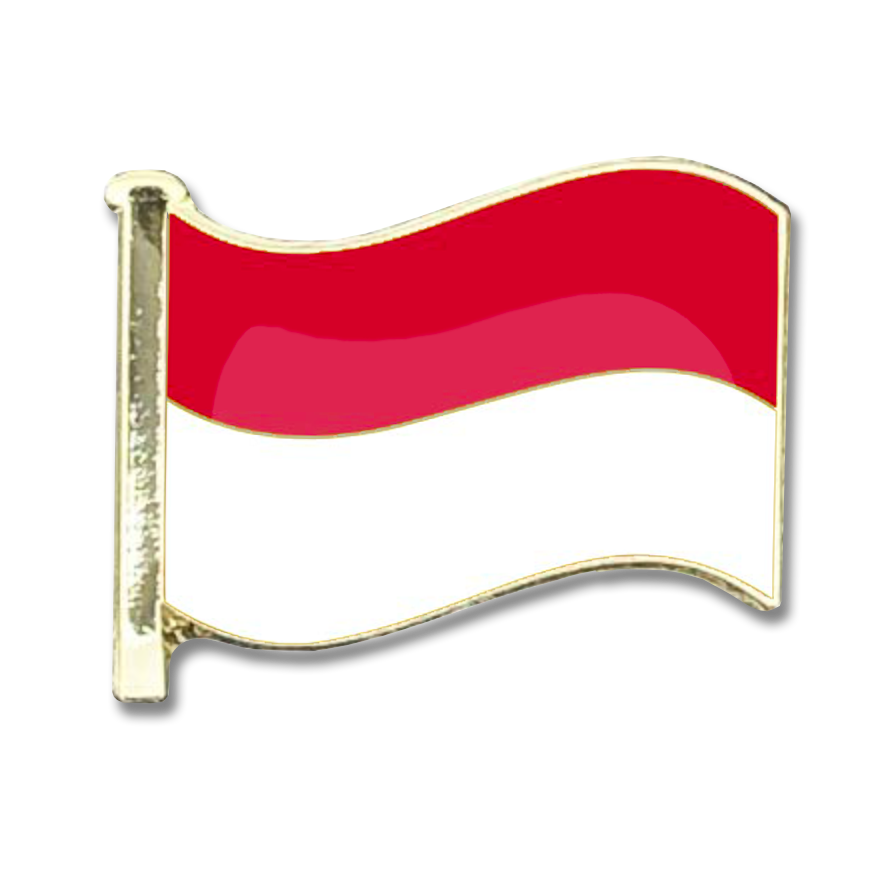 Indonesia Flag Badge-0