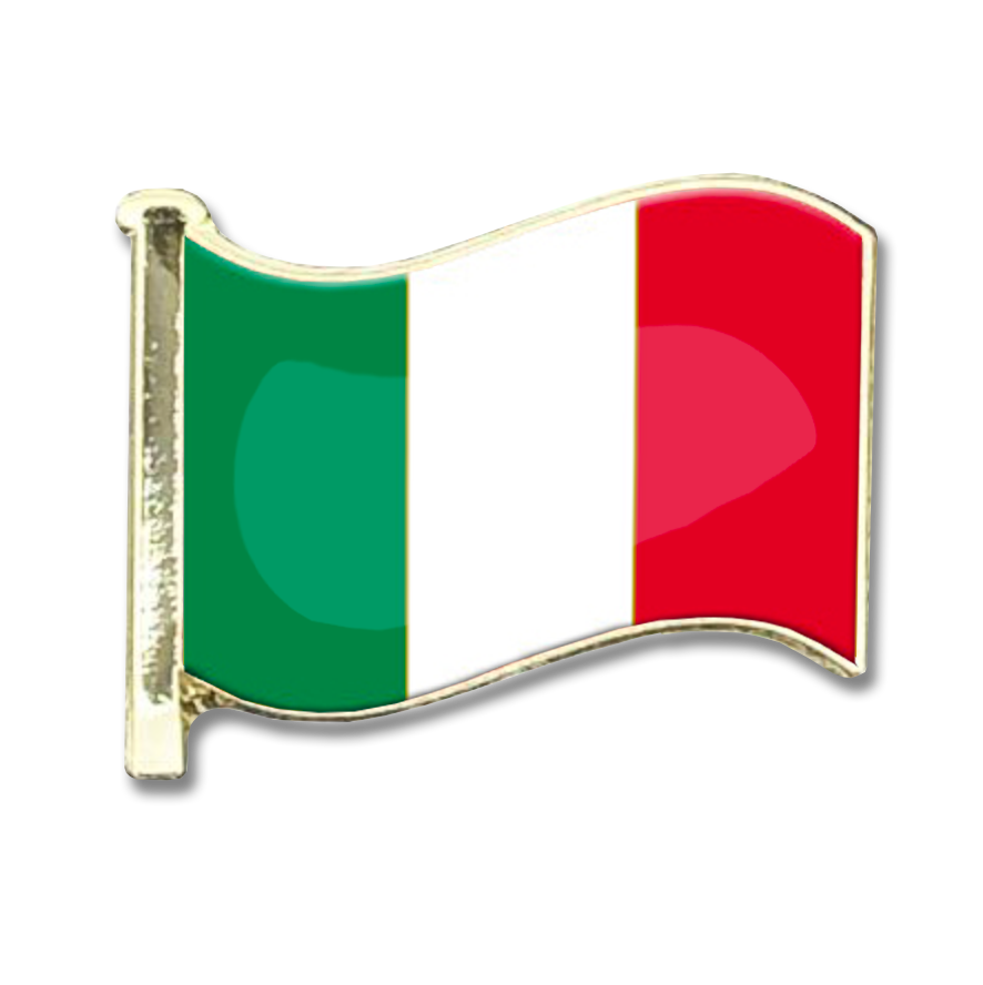Italy Flag Badge-0