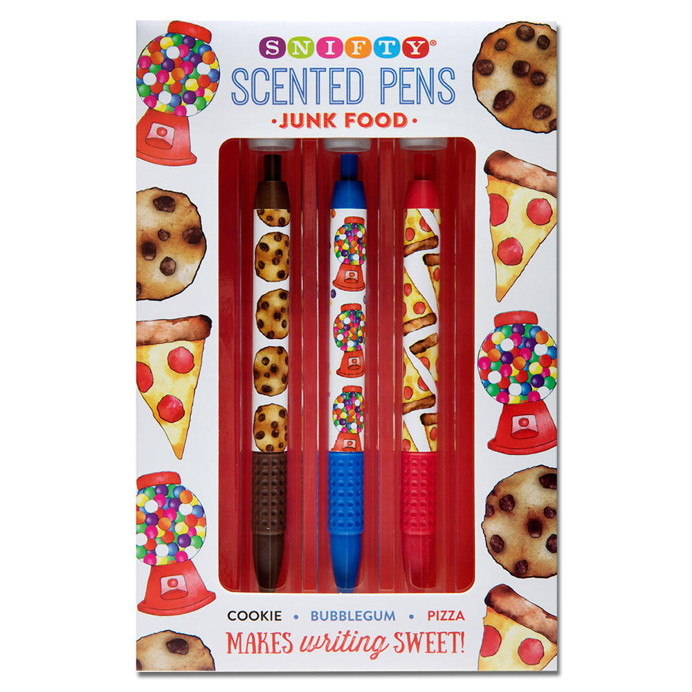 Scented Pens - Junk Food (Set of 3 Pens)