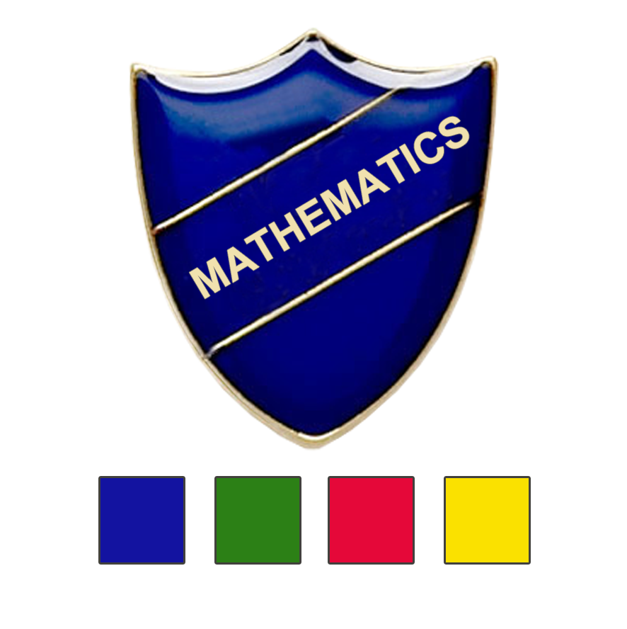 MATHEMATICS SCHOOL BADGES SHIELD-0
