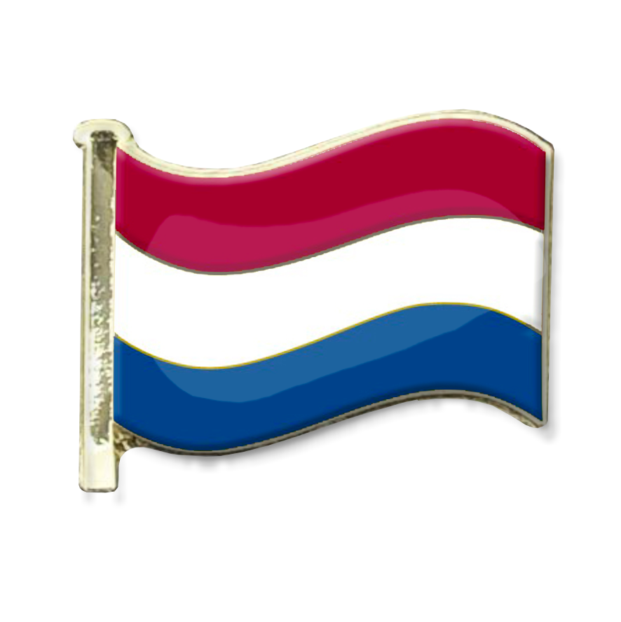 Netherlands Flag Badge-0