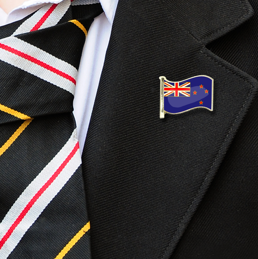 New Zealand Badge on Lapelle-1