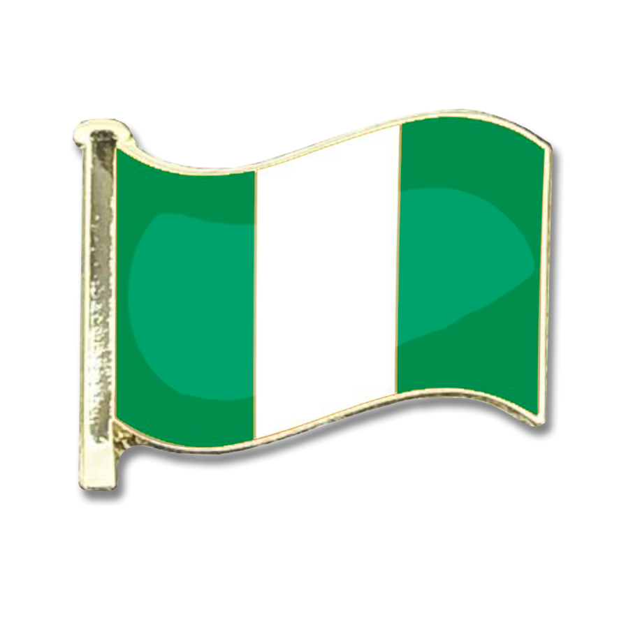 Nigeria Flag Badge-0