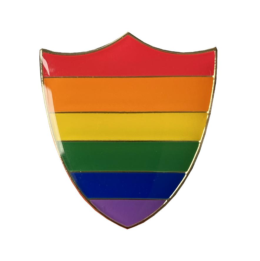 Rainbow Shield Badge-0
