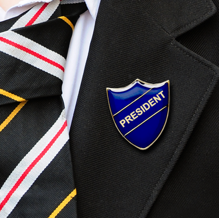 PRESIDENT BADGE BLUE-1