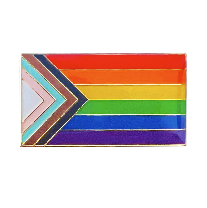 DIVERSITY RAINBOW FLAG BADGE-0