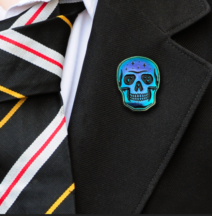 Halloween Skull Badge-1