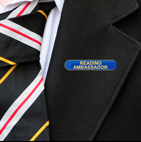 READING AMBASSADOR BADGE (Bar Shape)-1