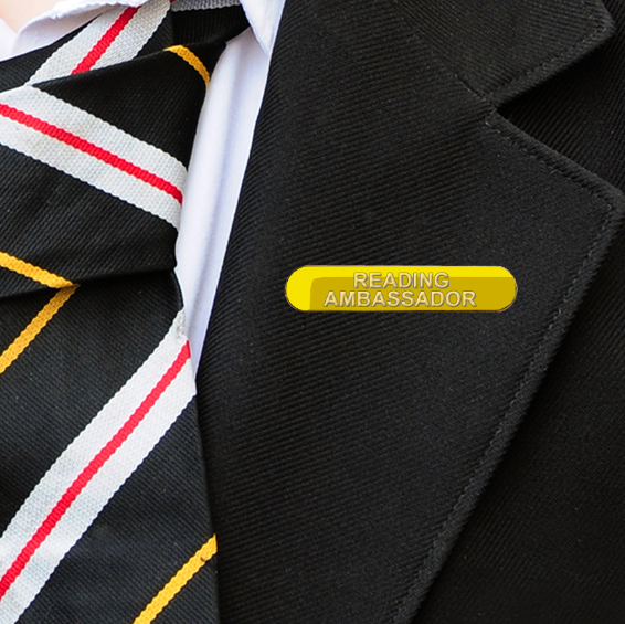 READING AMBASSADOR BADGE (Bar Shape)-4