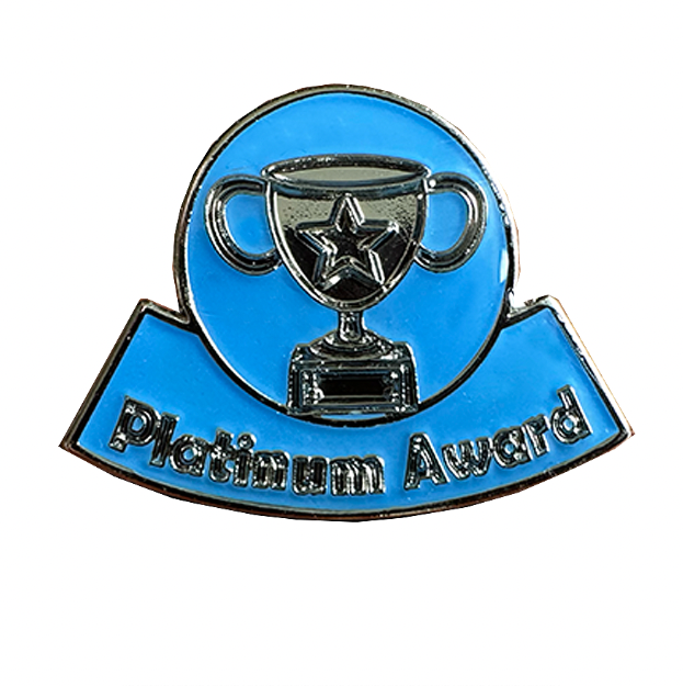 Cup Award Badge - PLATINUM-0