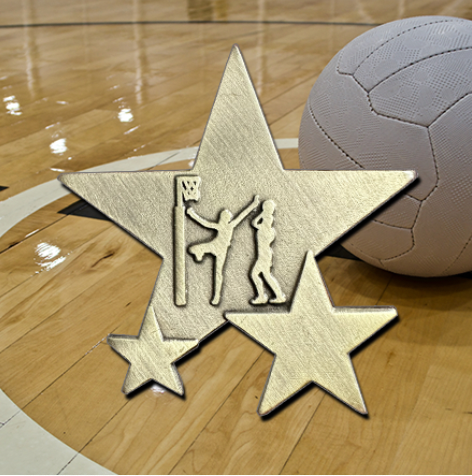 Triple Star Badge - NETBALL-0