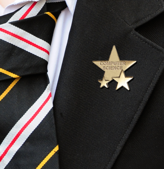 Triple Star Badge - COMPUTER SCIENCE ON BLAZER-1