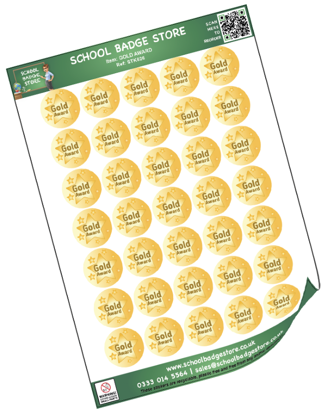 Award Stickers - Gold-1