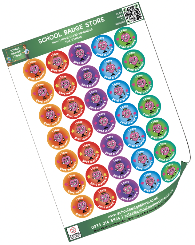I have Good Manners - Stickers-1