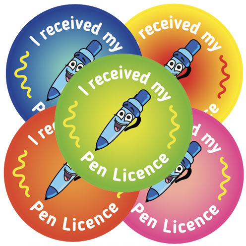 I received my Pen Licence - Stickers-0