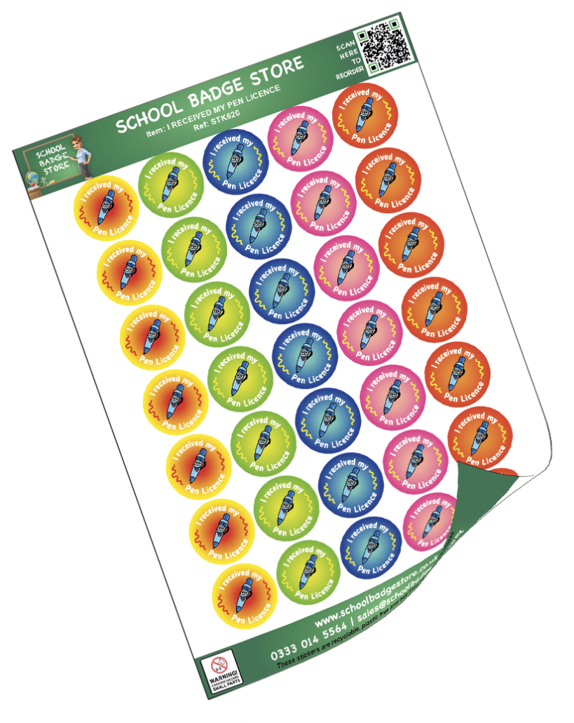 I received my Pen Licence - Stickers-1