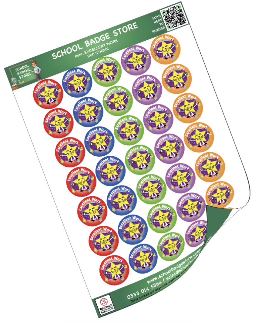 Excellent Work - Stickers-1