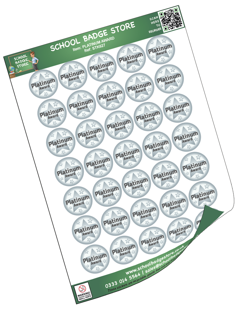 Award Stickers - Platinum-1