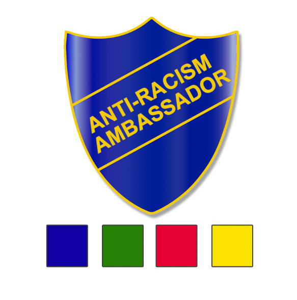 ANTI-RACISM AMBASSADOR SHIELD BADGES-0
