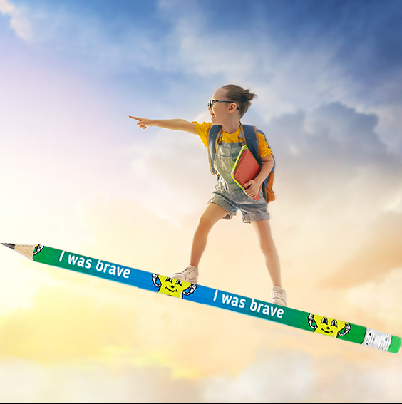 I was brave (pack of 10 pencils)-1