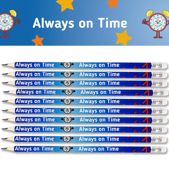 Always on Time (pack of 10 pencils)-0