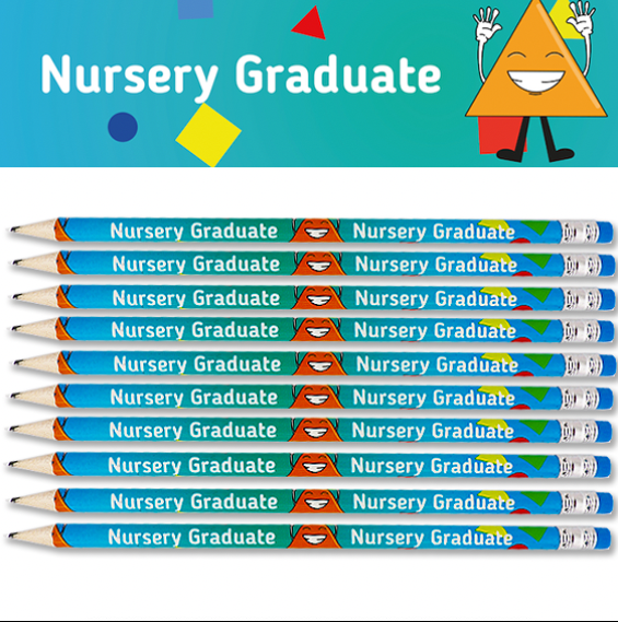 Nursery Graduate (pack of 10 pencils)-0
