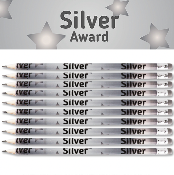 Silver Award (pack of 10 pencils)-0