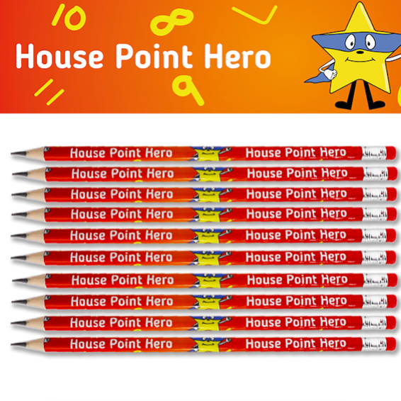 House Point Hero (pack of 10 pencils)-0