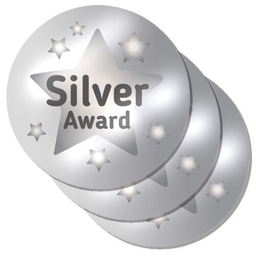 Award Stickers - Silver-0