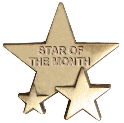 Triple Star Badge - STAR OF THE MONTH-0