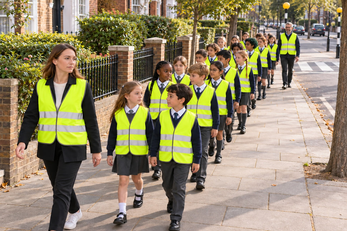 Hi Vis Children's Vest - Plain or with Logo
