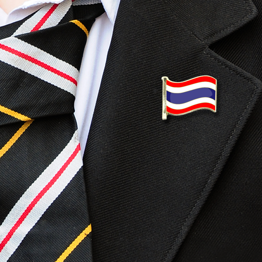 Thailand Flag Badge on Lapelle-1