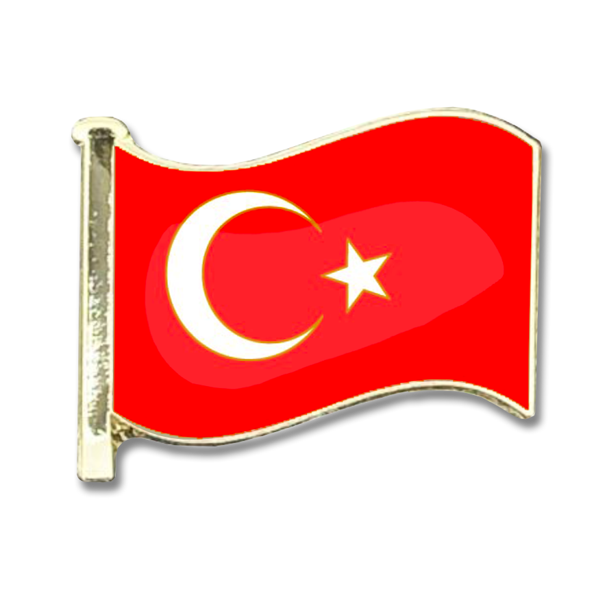 Turkey Flag Badge-0