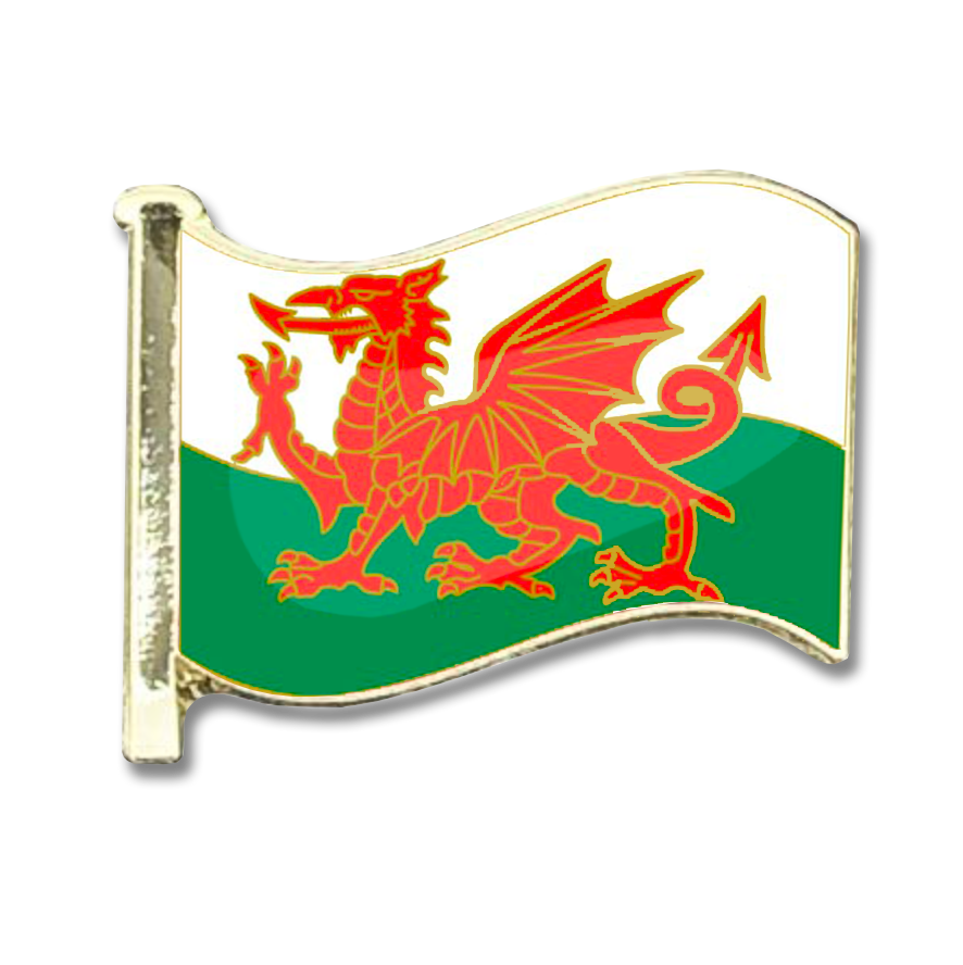 Wales Flag Badge-0
