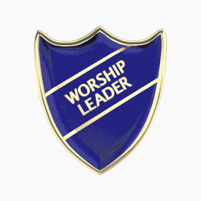 WORSHIP LEADER BADGE (shield)-1
